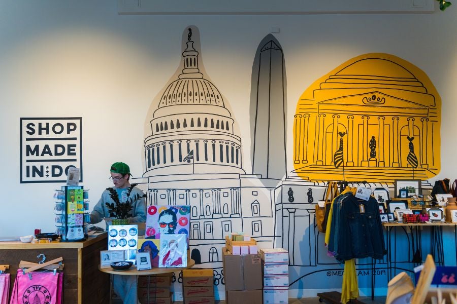 Shop Made in DC interior